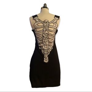 Little Black Skeleton Dress